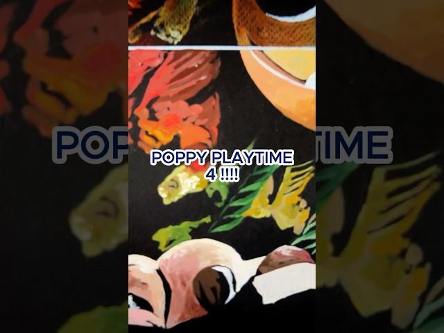 Drawing ‘Yarnaby’ from Poppy Playtime 4 with paint