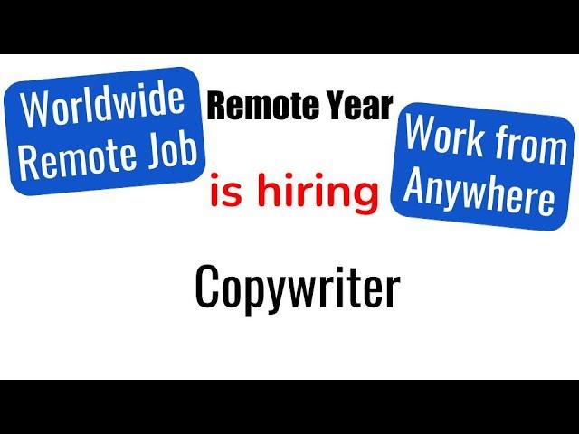 Hiring Copywriter | Remote Writing Jobs | Content Writing Jobs | Work from Home | Copywriter Jobs
