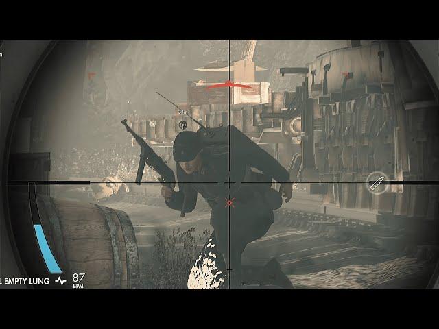 Sniper Elite 4 Mission 3 Regilino Viaduct Gameplay 2024