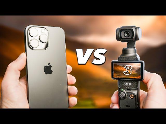 DJI Pocket 3 vs iPhone 15 Pro Max: The BEST Mobile Camera 2024!