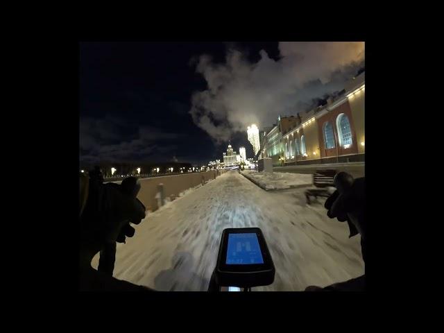 CYCLING CITY MOSCOW | EVENING 2024/01/17 | GoPro 4K60 | Fuji Jari