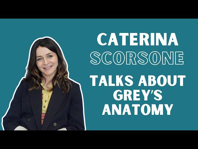 Caterina Scorsone talks about Amelia Shepherd, Grey's Anatomy, queer representation on TV and more!