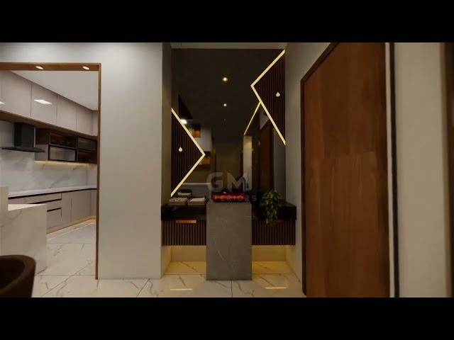 3bhk realistic walkthrough || GM INTERIORS || #interiordesign #walkthrough #bangalore