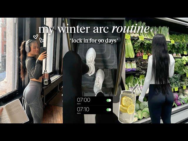 winter arc vlog | my *productive* routine to LOCK IN, be disciplined, and level up by 2025 