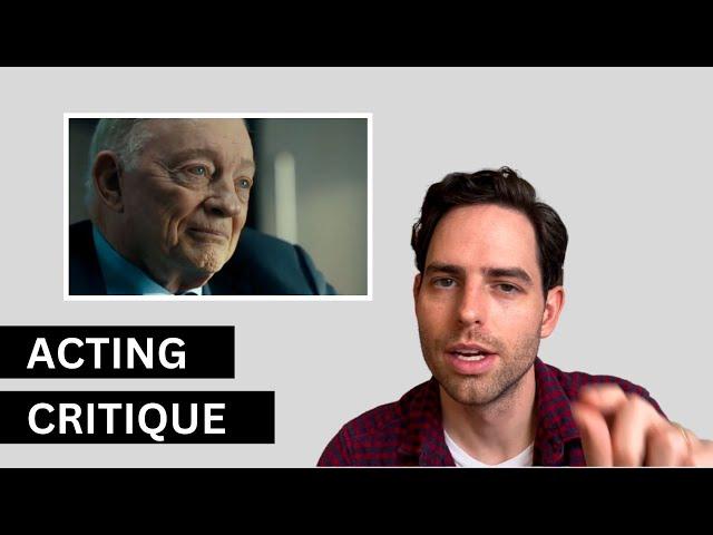 Professional Actor Breaks Down Jerry Jones' Acting | Anytown Actors LAB