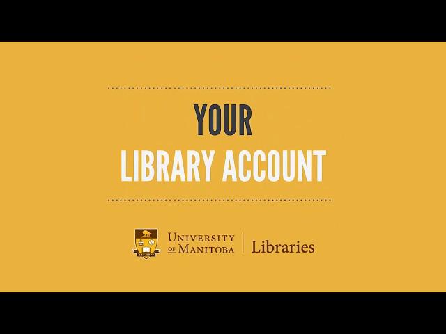 Your Library Account