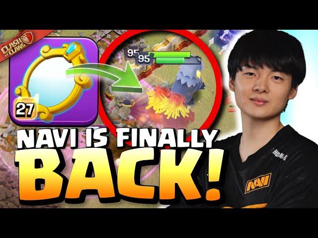 NAVI gets schooled by BOB then responds with MAGIC MIRROR! Clash of Clans