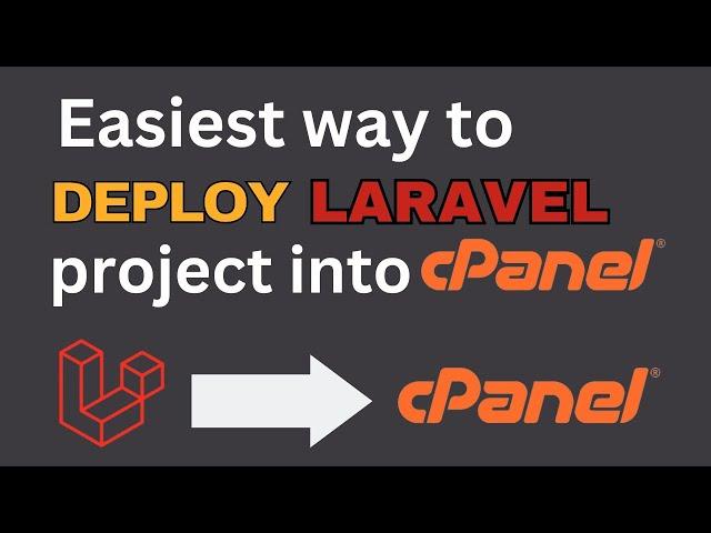 Easy Guide: How to Deploy Laravel Project to cPanel | Step-by-Step Tutorial