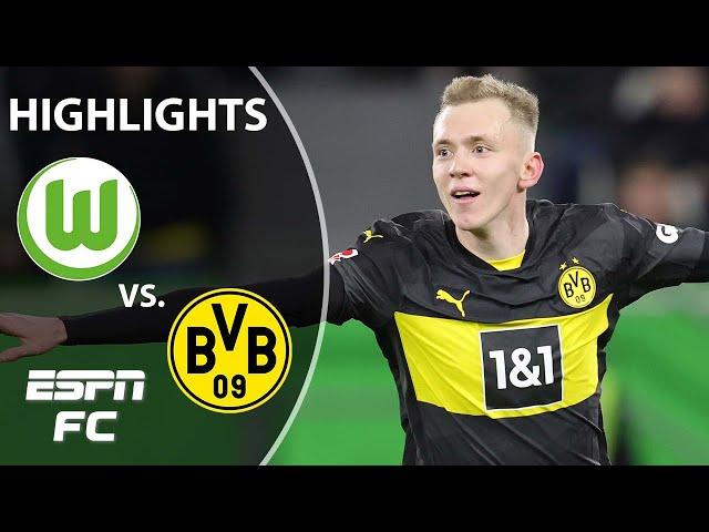 Wolfsburg vs. Borussia Dortmund | Bundesliga Highlights | ESPN FC