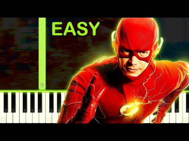 THE FLASH THEME - EASY Piano Tutorial