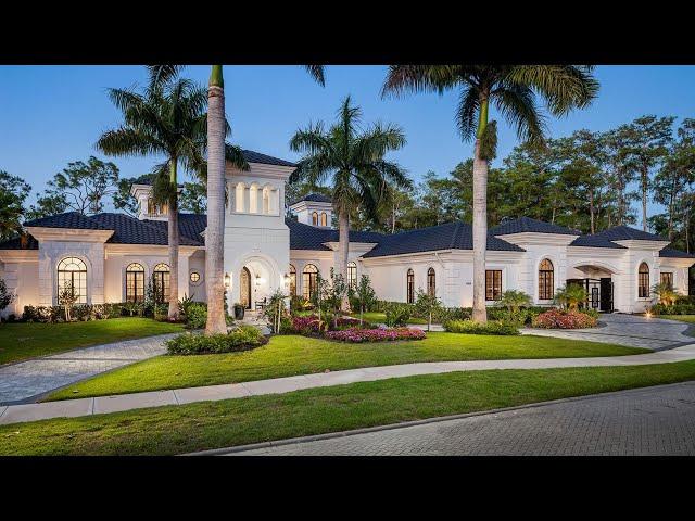 $6,995,000! Completely renovated luxury estate in Naples FL on a nice lot with a park-like setting