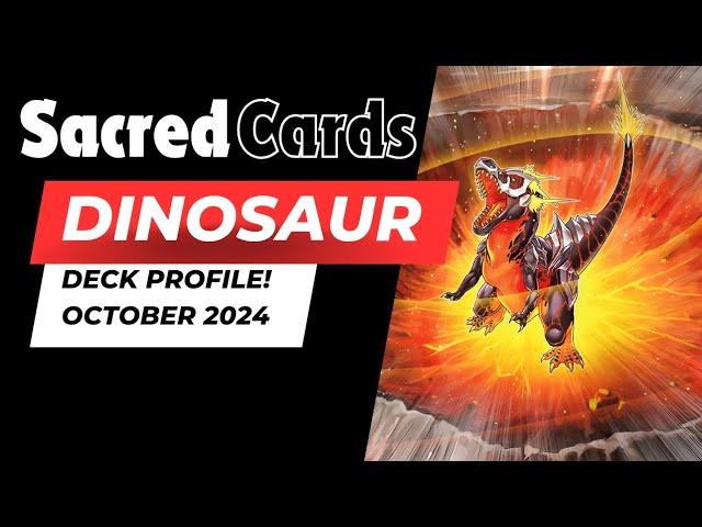 YU-GI-OH! DINOSAUR DECK PROFILE! OCTOBER 2024!