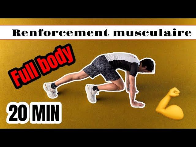 SÉANCE 20' FULL BODY, RENFORCEMENT MUSCULAIRE SANS MATÉRIEL !