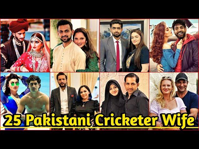 25 Pakistani Cricketer Wife | Most Beautiful Wives Of Pakistan Cricketers 2023