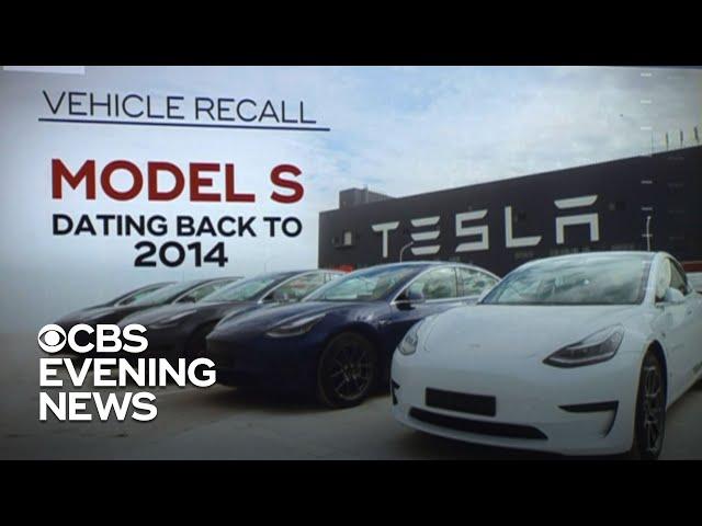 Tesla recalls vehicles for safety issues