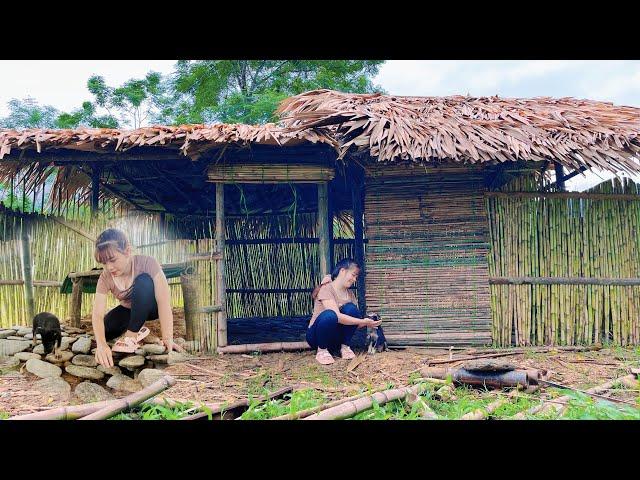 Use stone for the floor and bamboo for the door- Lý Tiểu Vân