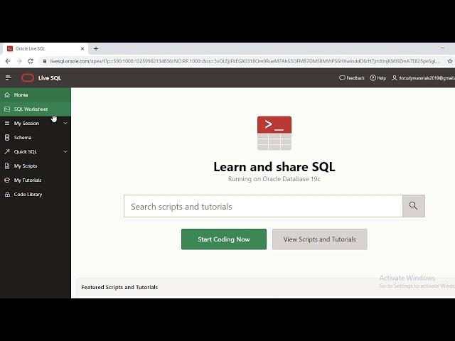 How to practice sql queries online