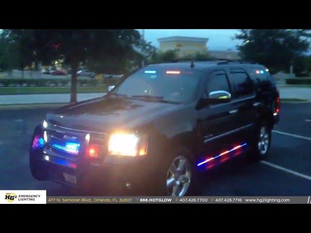 HG2 Emergency Lighting | Chevy Tahoe Undercover Slicktop Lighting Package