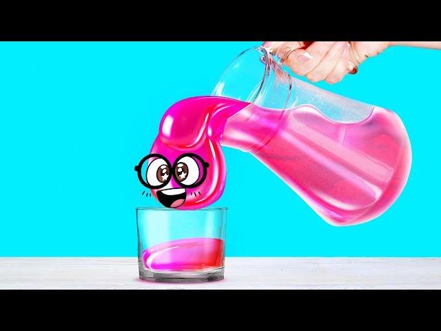 7 ASTONISHING LIQUID CRAFTS with Slime Sam - Pour, Spill, Play!