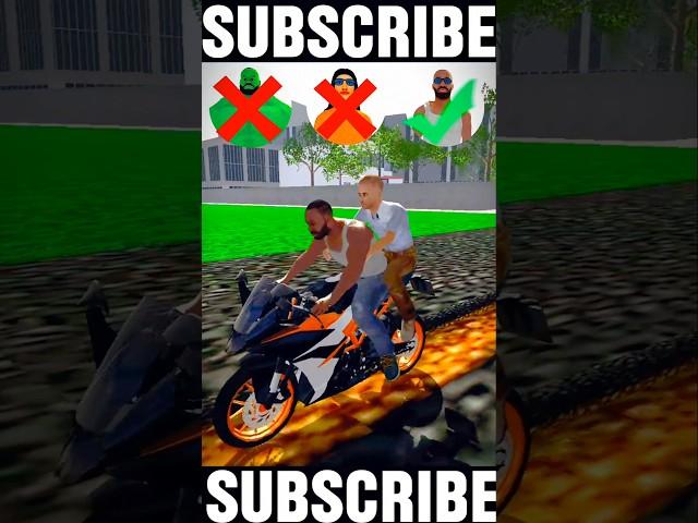 Character  Multiplayer Mod Challenge With Npc | Indian Bike Driving 3d #shorts #ibd3d #gta