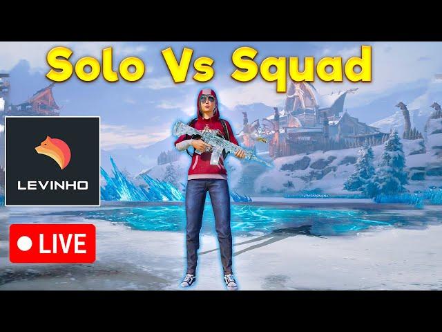  LEVINHO Solo Vs Squad | PUBG MOBILE