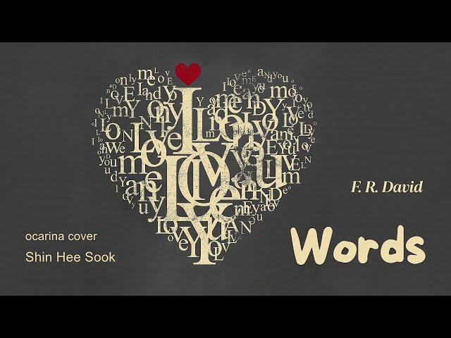 Words (에프알 데이비드 F.R. David) | 사랑 표현이 서툰 당신의 수줍은 고백 | 오카리나연주 S#75