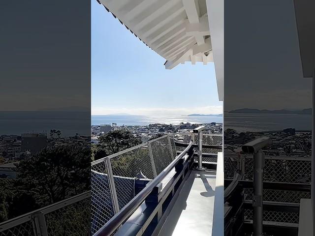 お城の天守閣で相模湾と小田原市内を一望できる難攻不落のお城 #観光 #旅行 #神奈川県 #景色