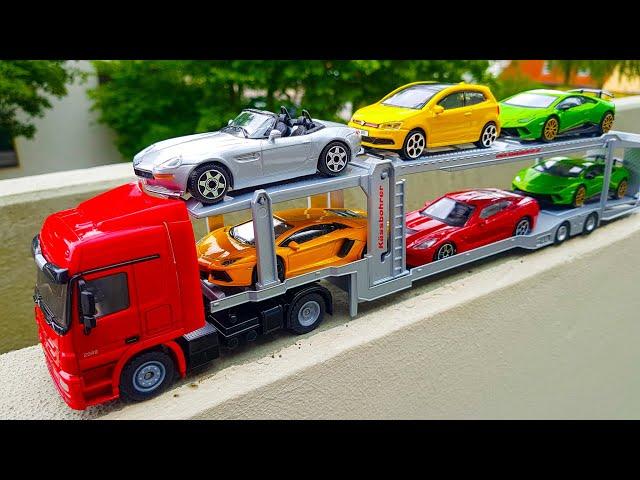 Car transporter with small cars metal #2