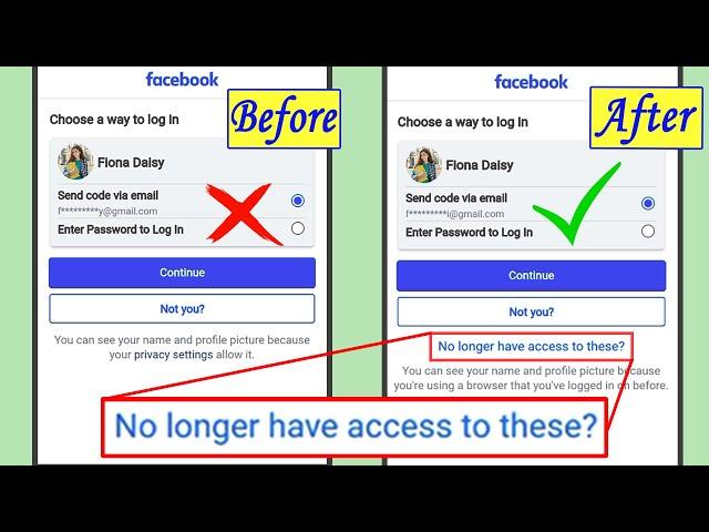 No longer have access to these facebook option not showing problem | Facebook hacked recovery 2023