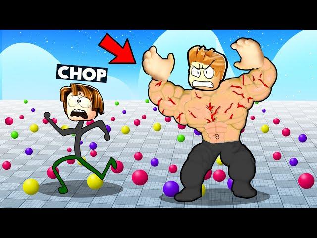 ROBLOX  CHOP AND FROSTY EAT PIZZA TO GET BIG AND HUGE