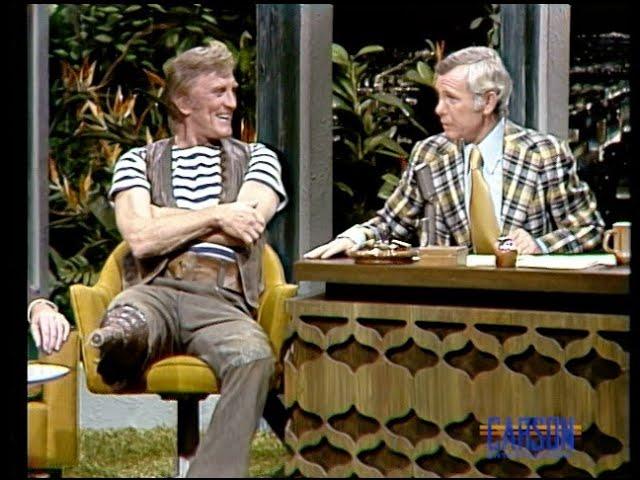 Kirk Douglas Appearance on The Tonight Show Starring Johnny Carson  - pt. 1 - 10/24/1973