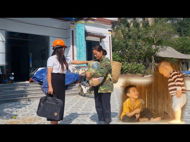 The mute woman dug up cassava to sell, visited the female director and was given a gift by her