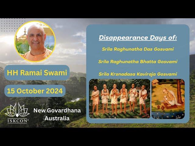 15 Oct 2024 - SB 3.18.16-19 by HH Ramai Swami