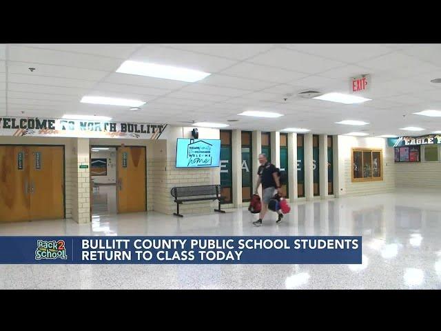 Bullitt County Public School students return to class