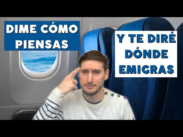 ¿Dónde EMIGRAR?  (El video que no pediste y NECESITABAS) ️