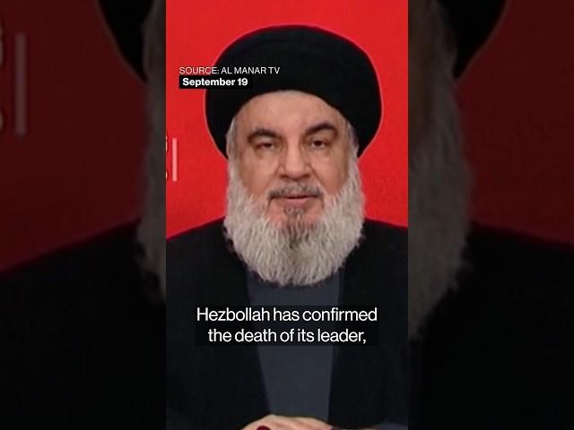 Israel Kills Hezbollah Leader Hassan Nasrallah in Beirut Air Strike