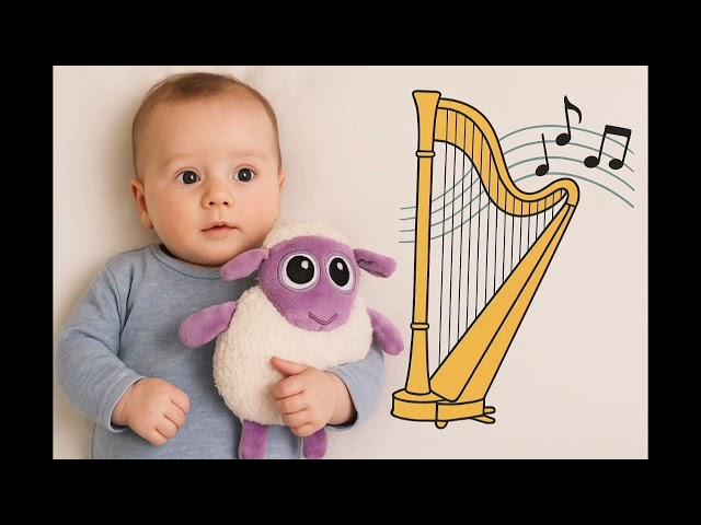 Ewan the Dream Sheep | Soothing Harp Music for Baby Sleep & Relaxation