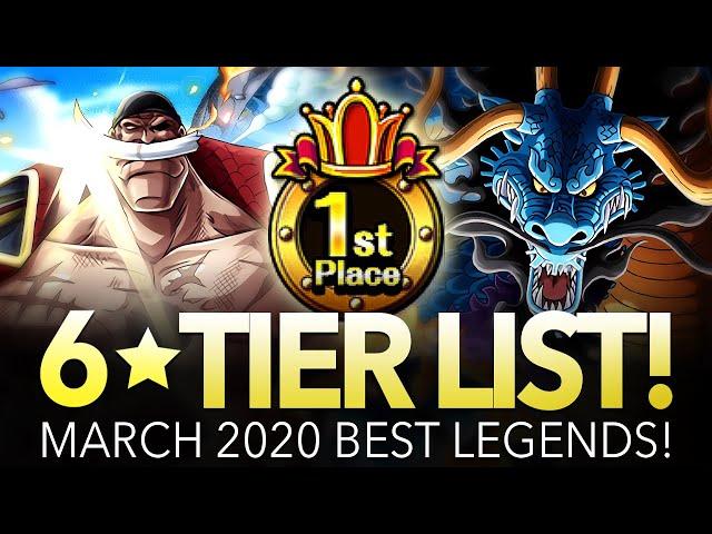 GLOBAL TIER LIST! Best Legends March 2020! (ONE PIECE Treasure Cruise)