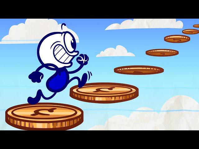 Pencilmate's RAGS TO RICHES story!! | Animated Cartoons | Animated Short Films | Pencilmation