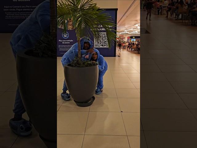 Giant stitch comes to life‍ #halloween #stitch #sad #alone #thriller #monster #stitch