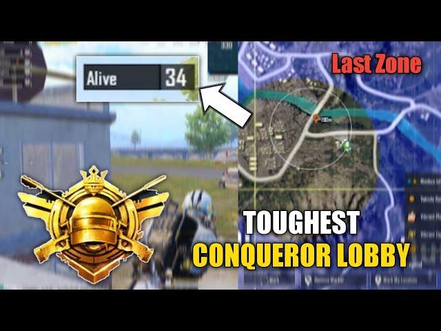 Toughest CONQUEROR LOBBY • Last Zone 30+ Alive • ZyroJayyy