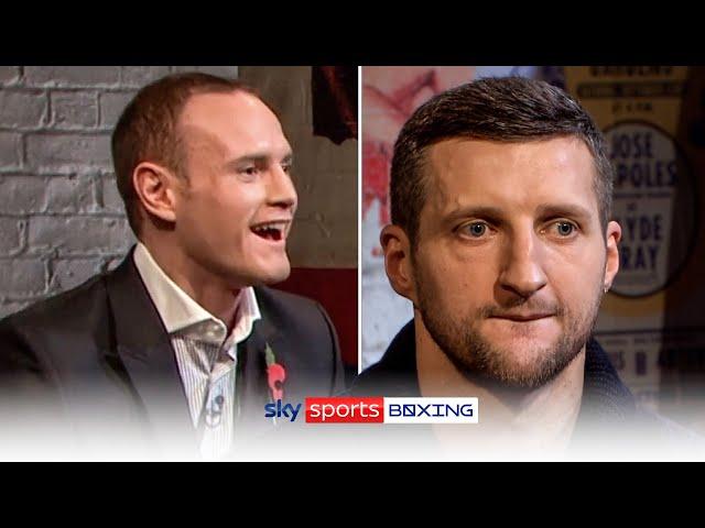 "Are you going to cry?!"  | Carl Froch & George Groves' CLASSIC moment 