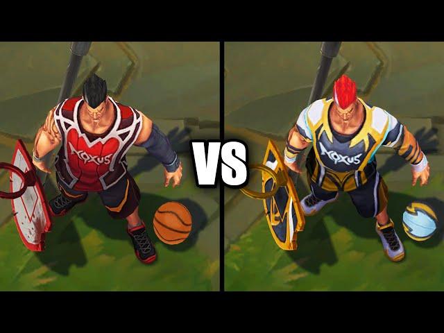 Dunkmaster Darius Mythic Chroma Comparison (League of Legends)