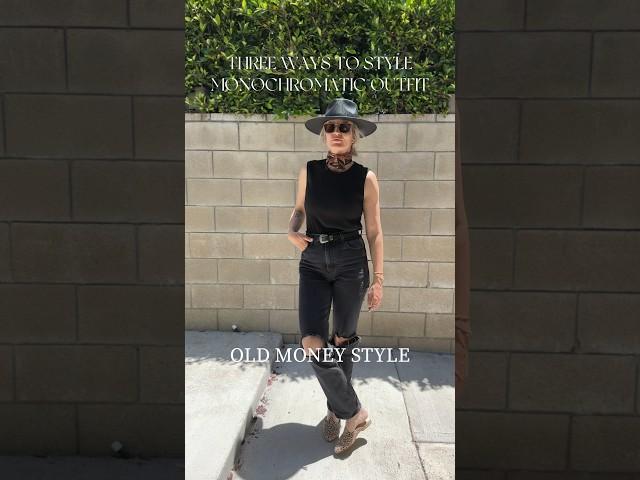 Three ways I’m wearing monochromatic this summer- old money style, coastal cowgirl, casual chic