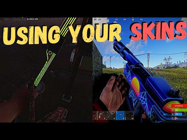 How to Equip and Change Skins | Rust Console Guide (Xbox and Playstation)