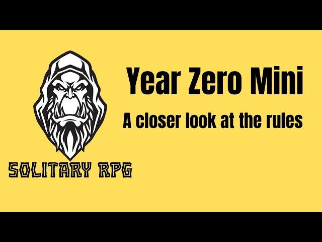 Year Zero Mini Rules