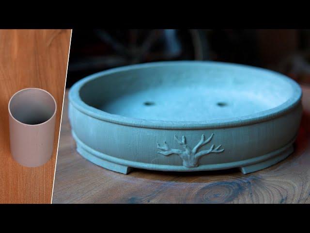 Beautiful Bonsai Pot Making with the help of PVC Pipe