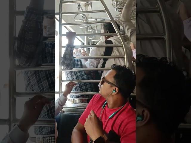 local Train Fight.....Hello Guyzz don't Fight in train.. Specially gate side.