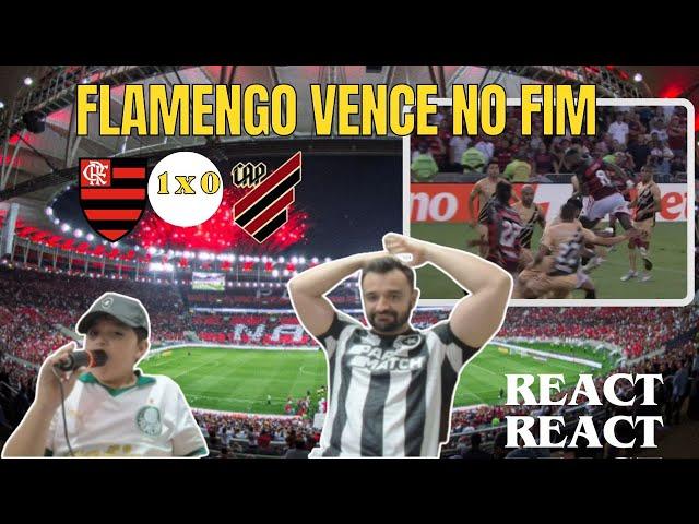 REACT | FLAMENGO 1 X 0 ATHLETICO - SECADOR FALHOU no Brasileirão