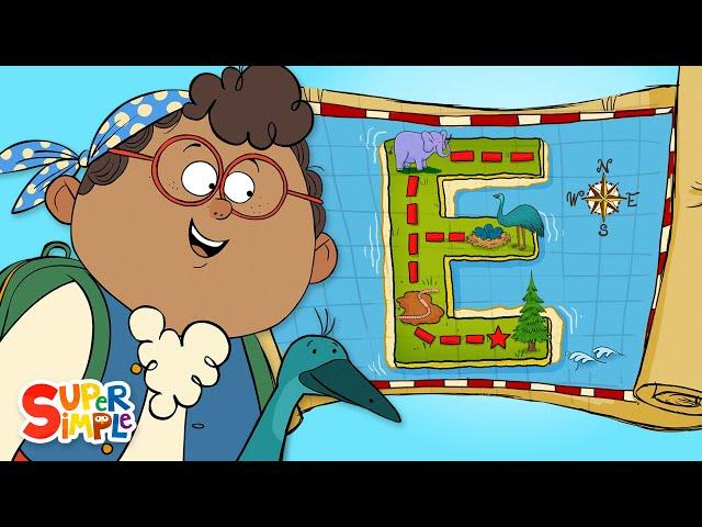 An Exhilarating Expedition on "E" Island | Captain Seasalt And The ABC Pirates | Cartoons For Kids